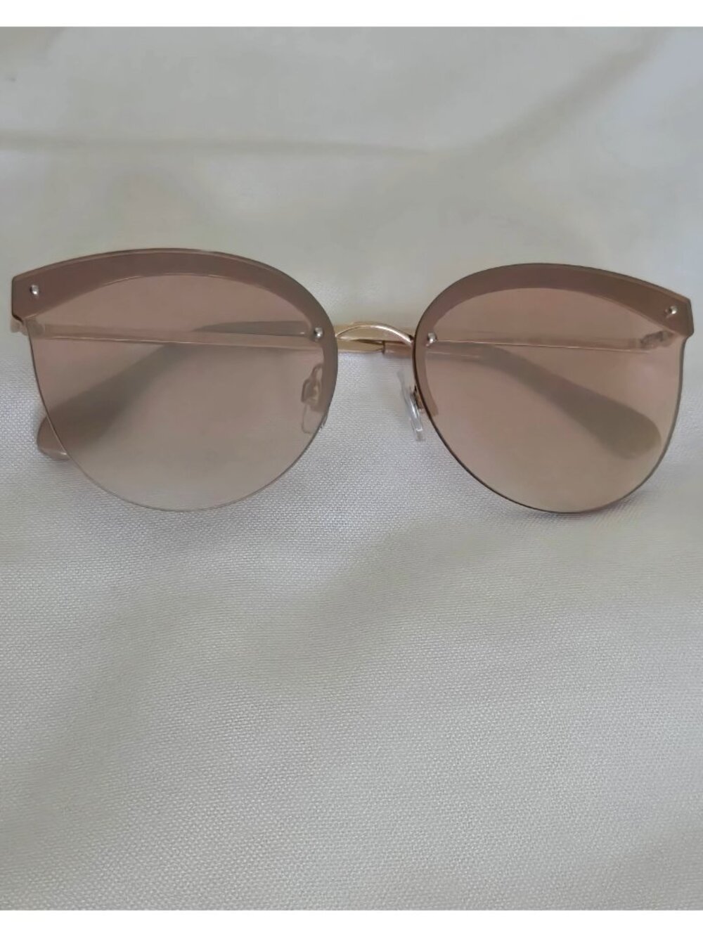 BCBGeneration Rimless Cat Eye Sunglasses - Picture 2 of 8
